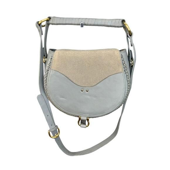 Sancia Babylon Bar Crossbody Bag Blue Gray - Picture 1 of 10